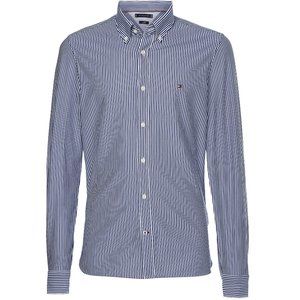 Tommy Hilfiger Navy/White Slim Fit Stripe Shirt  S/P